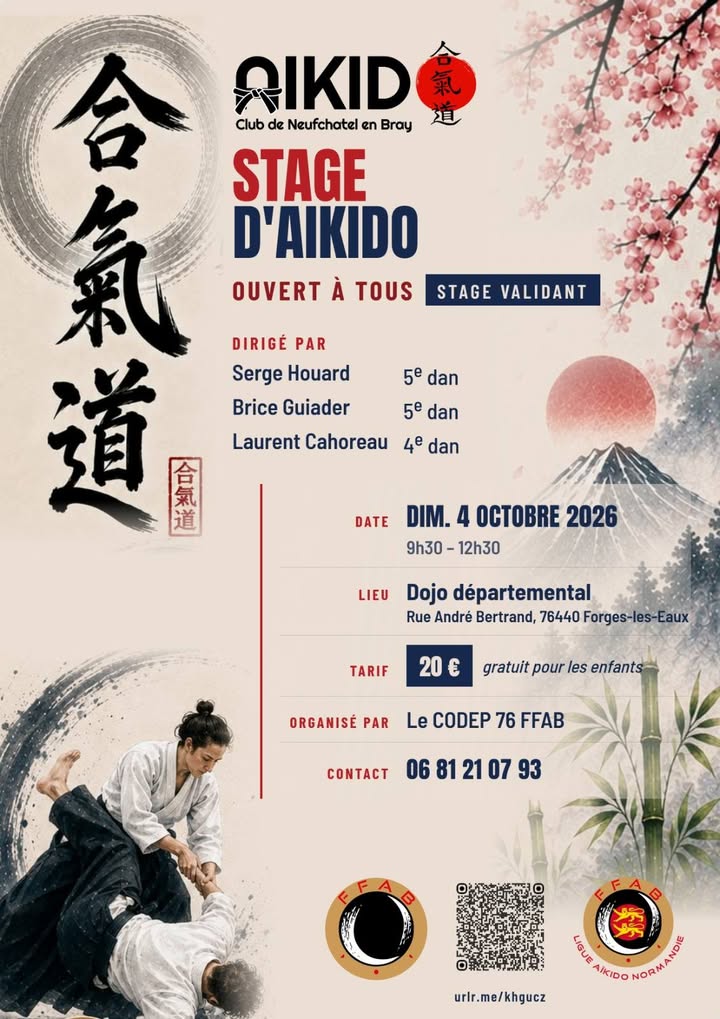 🎋Nous avons le plaisir de vous accueillir pour une nouvelle &eacute;dition de notre stage au&hellip;