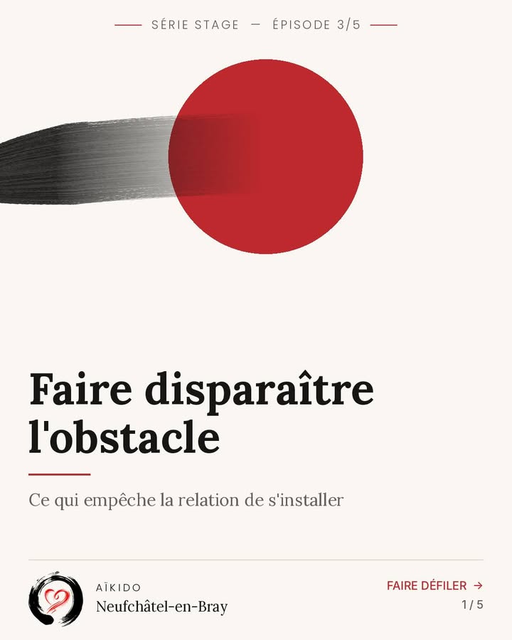 🎐 Faire dispara&icirc;tre l'obstacle Une technique ne manque pas toujours de force ou de vitesse.&hellip;